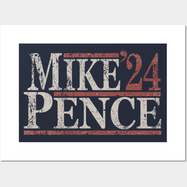 Distressed Mike Pence 2024 Wall Art by Etopix
